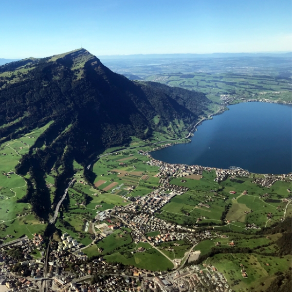 Rigi, Zugersee Rundflug